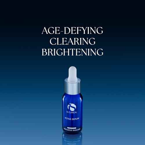 iS CLINICAL Active Serum - Helps visibly even skin tone, Excellent for acne-prone skin, Anti-Aging, Face Serum