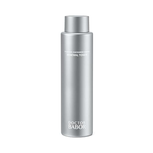 DOCTOR BABOR Renewal Toner, Smoothing & Refining Toner, Rejuvenated Complexion with Retinol & Niacinamides, Even Skin Tone and Texture, 6.76oz