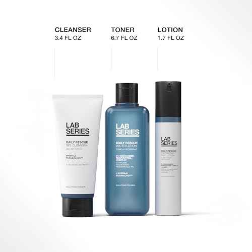 Lab Series Men's Daily Rescue Energizing Face Lotion - Face Cream Moisturizer - Anti Aging, Hydrating & Moisturizing - Skin Care for Men