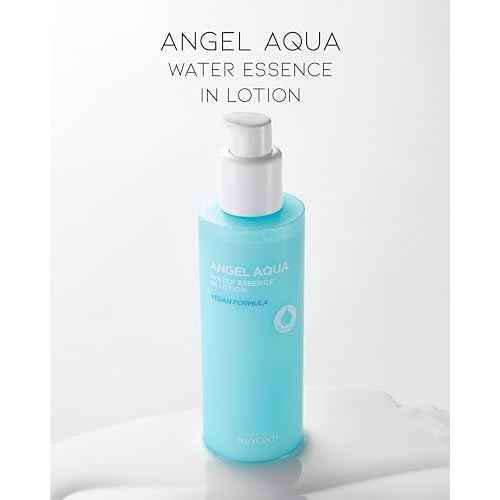 BEYOND Angel Aqua Moisture Lotion (6.8fl oz) - Lightweight, Non-Sticky Moisturizer for Sensitive Skin. Vegan Formula Korean Skin Care Cream. Chervil, Hyaluronic Acid.