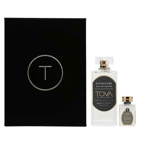 Tova Signature Anniversary Fragrance Set ? Fresh Woody Scent ? Long-Lasting Eau de Parfum for Women ? Bergamot Jasmine Musk ? USA-Made & Cruelty-Free ? 3.4 fl oz + 0.5 fl oz