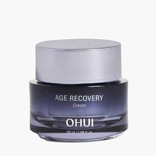O HUI Age Recovery Cream | Korean Skin Care | Visibly improve the look of wrinkles, firmness and elasticity | Face Moisturizer | Korean Skin Care | Peptide, Glycerin, Shea Butter | Collagen Support