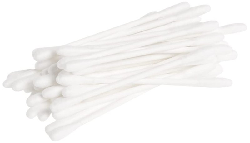 Organic Cotton Swabs - 100% Certified Organic, No Man-Made Materials | 200 Count, White