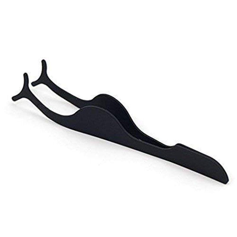 Skiennix False Eyelashes Applicator Tool - Precision Tweezers for Easy Eyelash Extensions | Black