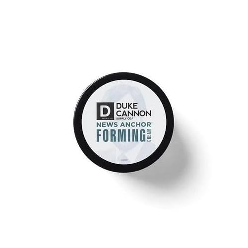 Duke Cannon Supply Co. News Anchor¢ç Forming Cream - Medium to Strong Hold, Matte Finish, 4 oz. (Pack of 2)