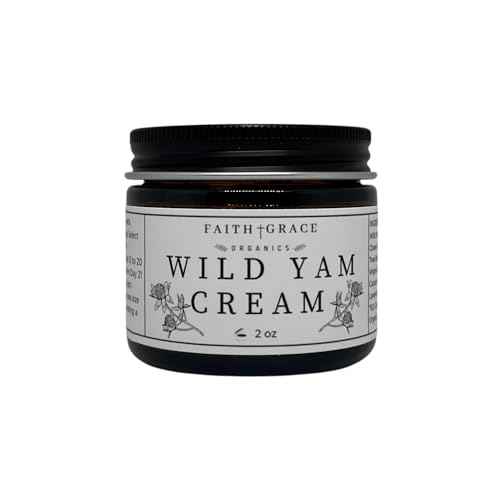Faith and Grace Organics Organic Enriched Wild Yam Cream, All Natural Made in the USA