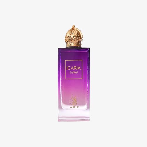 ARIF Icaria Perfumes ? Fruity Floral Eau de Parfum for Women ? Long-Lasting, Fresh Pear, Iris, Jasmine, Orange Blossom & Patchouli ? Elegant & Luxurious Perfume ? 3.4 oz