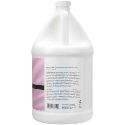 Ginger Lily Farms Botanicals Shea Indulgence 24H Deep Hydration Body Lotion, 100% Vegan & Cruelty-Free, Vanilla Sugar Bliss Scent, 1 Gallon (128 fl oz) Refill