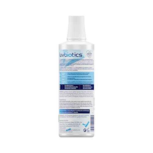 Luv Biotics Fluoride Free Mouthwash with Oral Probiotics, Xylitol & Aloe Vera -3 x 500ml