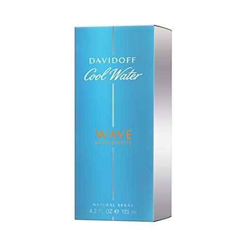 Davidoff Cool Water Wave Eau de Toilette ? Fresh Woody Men's Cologne ? With Notes of Sichuan Pepper, Juniper & Sandalwood ? Long Lasting Fragrance