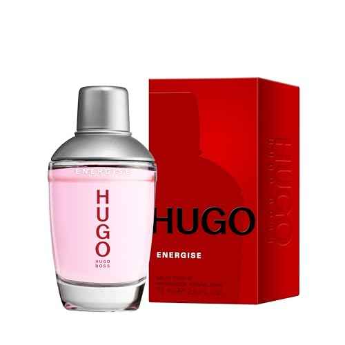 Hugo Energise Eau de Toilette ? Aromatic Men's Cologne ? With Notes of Mandarin, Pink Pepper, Coriander & Wood ? Luxury Perfumes for Men ? Long Lasting Fragrance