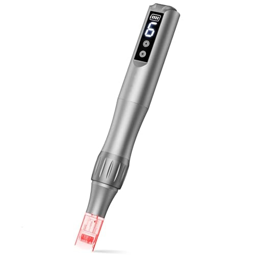 Microneedle Derma Roller Pen Dermabrasion Roller 0.25mm Microneedling Roller, Microneedle Roller Derma Roller 0.25mm for Women Men Home Use