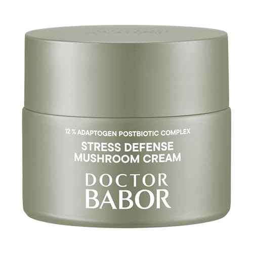 BABOR Microbiomic Stress Defense Mushroom Cream, Antioxidant and Microbiome Complex Protect, Moisturizer Balances and Revitalizes Skin, Improve Skin Barrier, Reduce Fine Lines & Wrinkles, 1.69 oz