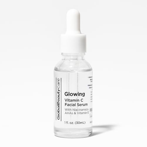 Global Beauty Care Vitamin C - Facial Serum with Niacinamide, AHA & Vitamin E 1fl oz 30ml