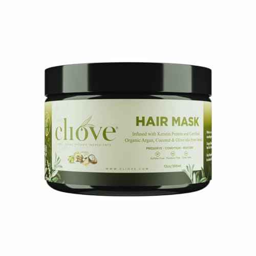Deep Conditioning Treatment Mask - Hair Mask Conditioner for Damaged Dry Hair, Deep Conditioner for Curly Hair, 12oz