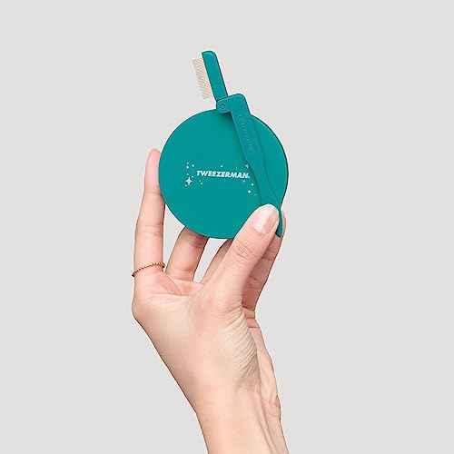 Tweezerman Majestic Turquoise iLashcomb and Mirror Set