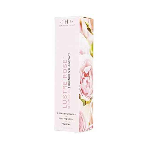 FarmHouse Fresh Vitamin C Face Serum, Hydrating Serum with Hyaluronic Acid, Lustre Rose Facial Serum-in-Oil, Moisturizer, 1 Fl. Oz