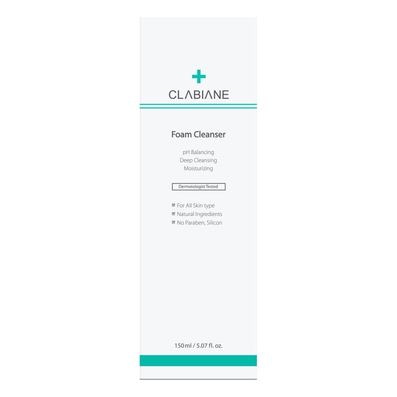 CLABIANE] pH 5.5 Balancing Foam Cleanser, Hypoallergenic, For sensitive skin, Non-irritating foam, Daily cleanser