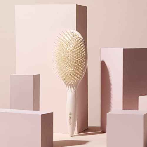 The Hair Edit Cream Finish & Shine Boar Bristle Hair Brush