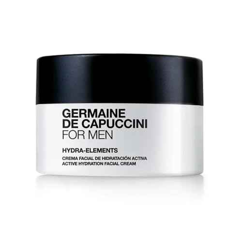 Germaine de Capuccini | FOR MEN - Hydra Elements Moisturizer - Moisturizer face cream for men - Formulated for men¡¯ skin, often aggravated by shaving - Active Hydration Facial Cream - 1.7 oz