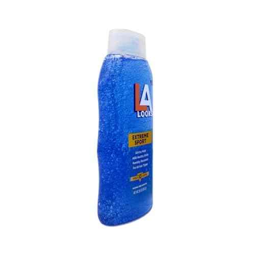 LA Looks Extreme Sport Hair Gel, All-Day Hold, Humidity Resistant, Alcohol Free, Hold Level 10, 20 oz (Pack of 3)