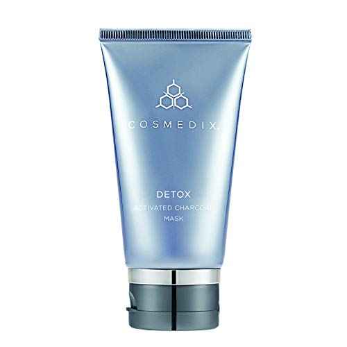 COSMEDIX Exfoliating Face Mask - Deep Cleansing & Detoxifying Facial Mask for Daily Impurities, Oil, Dirt, Dead Skin & Residue - Gentle for Sensitive Skin with Activated Charcoal & Kaolin Clay