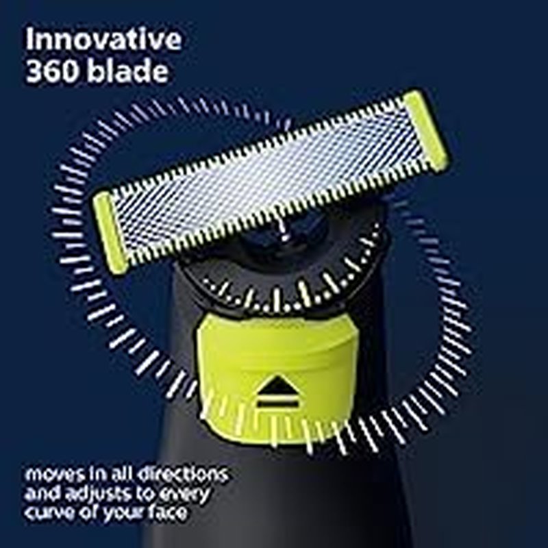 Philips Norelco OneBlade 360 Pro | Hybrid Electric Shaver & Trimmer with 12-in-1 Comb, QP6531/70