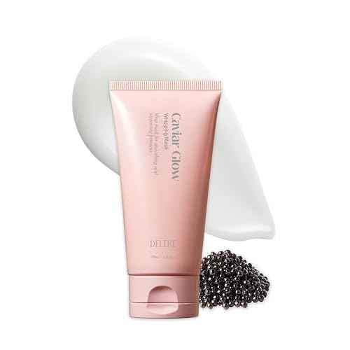 Delere Caviar Glow Collagen Wrapping Mask | Korean Peel Off Face Mask for Glowing Skin and Visible Skin Tightening, 3.4oz