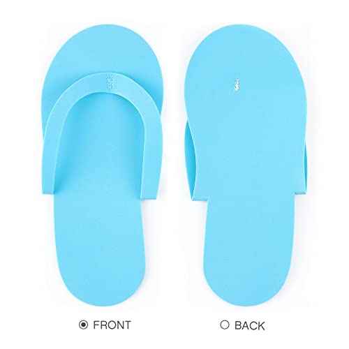 Geyoga 240 Pairs Disposable Pedicure Slippers Foam Disposable Spa Flip Flops Pedicure Shoes for Women Salon Nail Spa (Multi Color)