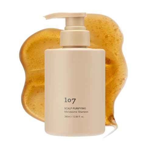107 Clarifying Shampoo - Purifying Shampoo for Build Up, Dirt, Oil, Itchy, Dry Scalp ? Fermented Vinegar & Ginseng for Refreshed & Revitalized Scalp - Paraben, Phthalate and Sulfate Free (12.84oz)