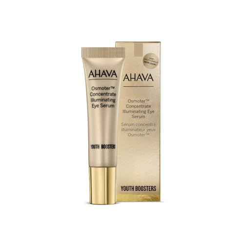 AHAVA Osmoter Concentrate Illuminating Eye Serum - Silky Serum to Boost Eyes¡¯ Youthfulness & Revitalization, Enhances Luminosity, Reduces Dark Circles, with Exclusive Osmoter X3 & Caffeine, 0.5 Fl.Oz