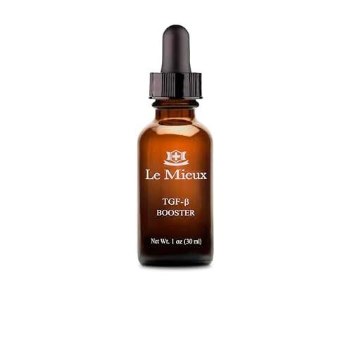 Le Mieux TGF-B Booster - Anti Aging Triple Growth Factor Facial Serum with Hyaluronic Acid & Peptides, Hydrating Face Serum with No Parabens (1 oz / 30 ml)