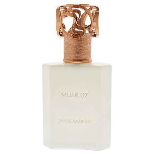 Swiss Arabian Musk 07 - Luxury Products From Dubai - Long Lasting And Addictive Personal EDP Spray Fragrance - A Seductive Signature Aroma - 1.7 Oz