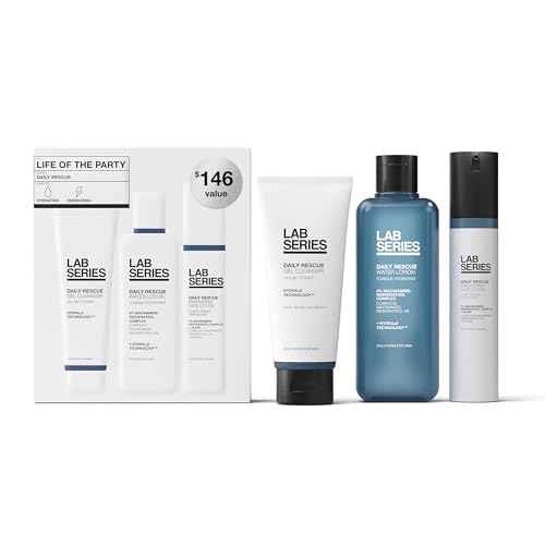 Lab Series Men's Daily Rescue Energizing Face Lotion - Face Cream Moisturizer - Anti Aging, Hydrating & Moisturizing - Skin Care for Men