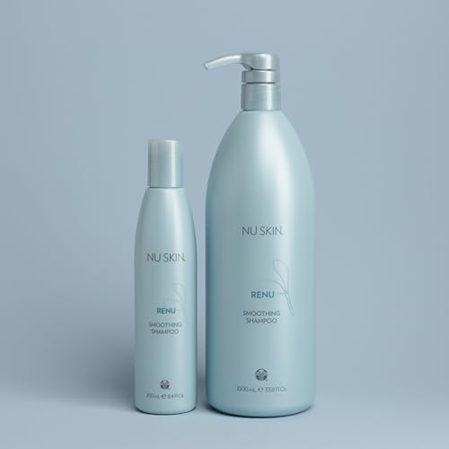Nu Skin ReNu Smoothing Shampoo - Sulfate-Free | Color Safe | Paraben-Free Shampoo for Dry Hair and Frizz Control | Enriched with Panthenol for Soft Hair | Self Care Hair Products | 33.8 fl.oz. |
