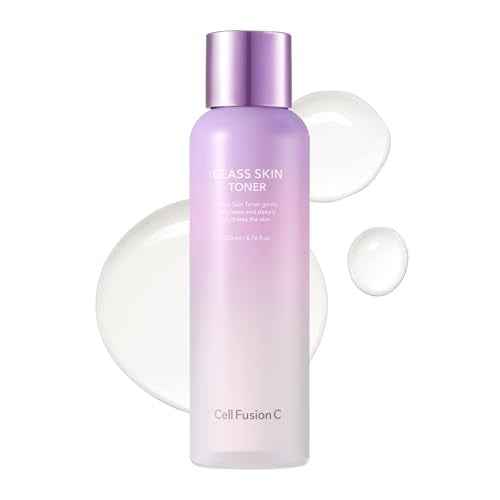 Cell Fusion C Glass Skin Toner, Face Toner for Glass Skin, Niacinamide, Hyaluronic Acid & Citric Acid, Glow & Smooth Texture, 200ml / 6.76 fl.oz