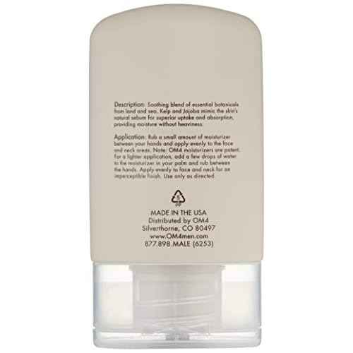 Organic Male OM4 Sensitive Step 4 - Sea Essentials Calming Moisturizer - Ultra soothing moisturizer for Men with Sensitive Skin