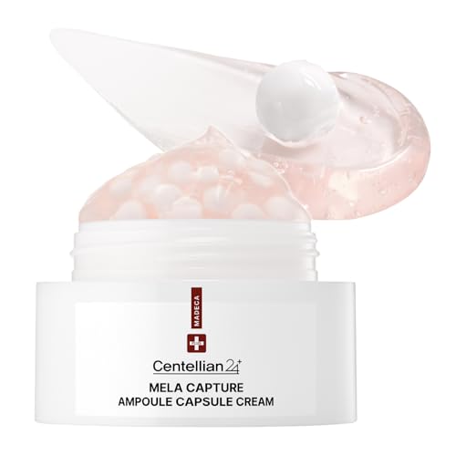 CENTELLIAN 24 Madeca Mela Capture Ampoule Capsule Cream (Brightening Cream, 1.85 fl oz / 55ml) ? Anti-Aging Face Moisturizer with Peptides & Centella Asiatica, Hydrating Korean Skincare