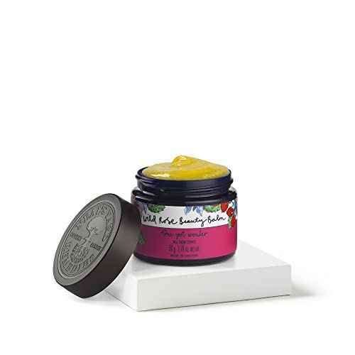 Neal's Yard Wild Rose Beauty Balm, Featuring Rosehip Oil, Hemp Seed & Shea Butter, Nourishing & Exfoliating Cleanser, Vegetarian Approved, Cruelty-Free, 50g