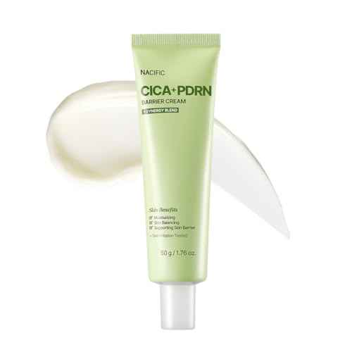 NACIFIC Cica PDRN Barrier Cream 1.76 oz 50g ? Centella Asiatica, Moisturizing, Strengthening Barrier Repair for Dry, Sensitive Skin, Calming Korean Skincare, Christmas Gifts for Women