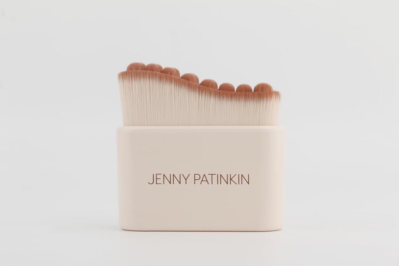 Jenny Patinkin Depuff, Lymphatic Contour Face Brush & Drainage Massager for Puffiness & Sculpting, Hypoallergenic Ergonomic Facial Cleansing Brush for Under Eyes, Jawline, Neck, All Skin Types