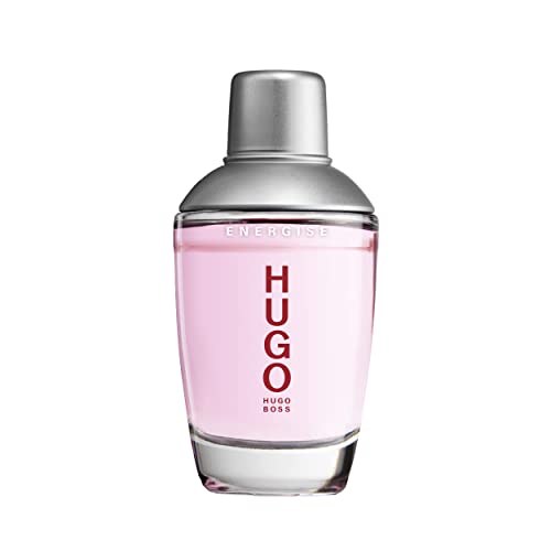 Hugo Energise Eau de Toilette ? Aromatic Men's Cologne ? With Notes of Mandarin, Pink Pepper, Coriander & Wood ? Luxury Perfumes for Men ? Long Lasting Fragrance