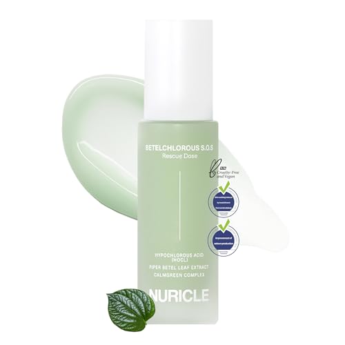 BETELCHLOROUS S.O.S Rescue Dose 30ml(1.014 fl.oz) ? Hypochlorous Acid Face Serum for Acne, Redness & Sensitive Skin ? Korean Skin care Calming Serum