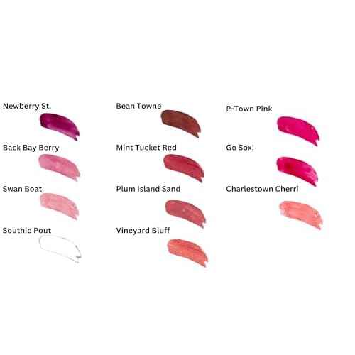 Healthy, Naturally Lip Plumping Clear LipGloss, Southie Pout (.25oz) - Vegan, Plant-Based ingredients. Cooling Mint Enhances Fullness, while Avocado Oil and Jojoba provides lasting Hydration.