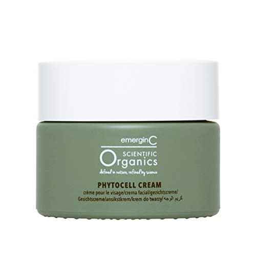 emerginC Scientific Organics Phytocell Anti-Aging Cream - Facial Moisturizer with Plant Stem Cells for Radiant Complexion and Skin Protection (1.7 oz, 50 ml)