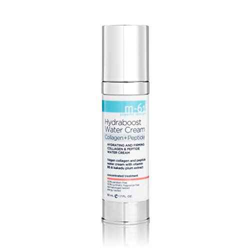 m-61 Hydraboost Collagen+Peptide Water Cream | Lightweight, Hydrating and Firming Gel-Cream With Vegan Collagen and Peptides. For All Skin Types - 1.7 Fl Oz