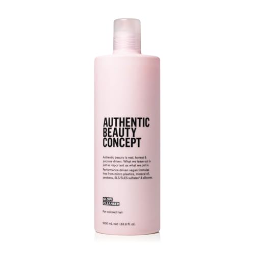 Authentic Beauty Concept Glow Cleanser | Shampoo | Color Treated Hair | Preserves Color, Seals Cuticle | Vegan & Cruelty-free | Sulfate-free