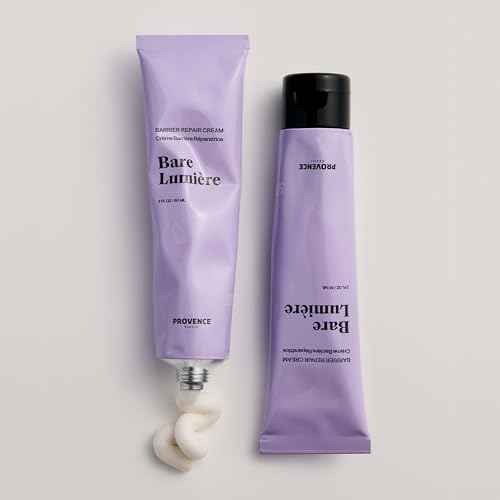 Provence Beauty BARE LUMI?RE Skin Barrier Repair Cream ? 5-in-1 Face Moisturizer with Ectoin, Encapsulated Probiotics & Aloe Vera ? Hydrates, Primes, Boosts Glow & Strengthens the Skin ? 2 fl oz