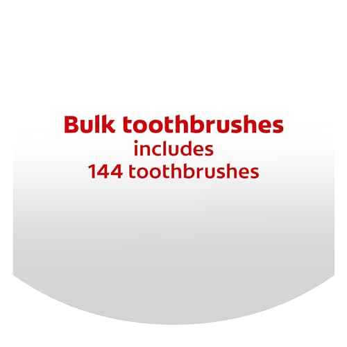 Colgate Soft Toothbrushes, Bulk Toothbrushes, Individually Wrapped Toothbrushes for Adults, Case of 144
