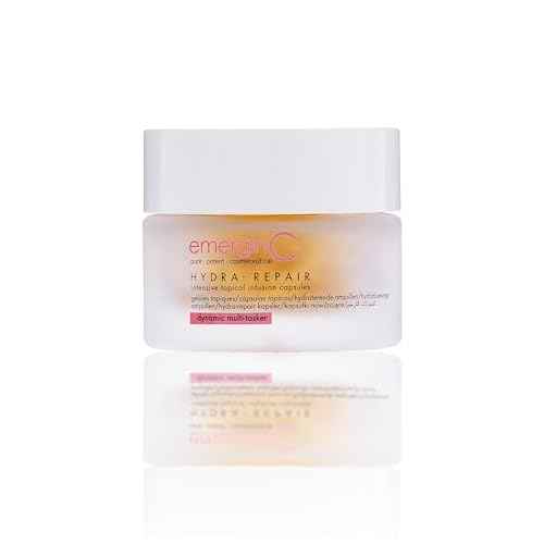 emerginC Hydra-Repair Intensive Topical Infusion Capsules - Moisturizing Face Serum Caps with Vitamin E + Ceramides for Dry Skin - Helps to Hydrate + Visibly Improve Skin Texture + Tone (40 Capsules)